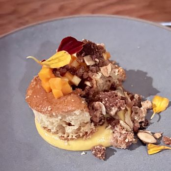 Heritage - Burnt sage honey cake - Modern European Near Me - Long Beach, California Heritage - Burnt sage honey cake - Modern European Near Me - Long Beach, California