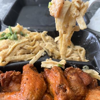 AJ’s Jazzy Grill - Shrimp and crawfish paste; hot lemon pepper wings - Seafood Near Me - New Orleans, Louisiana