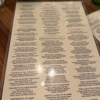Pazza Notte - Food Menu - Italian Near Me - New York, New York Pazza Notte - Food Menu - Italian Near Me - New York, New York