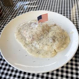 One biscuit and gravy.