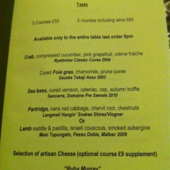 Restaurant Tristan - British Near Me - Horsham, WSX