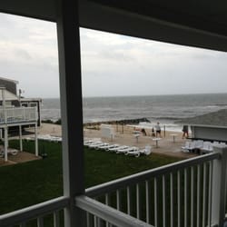 View from the second floor balcony.