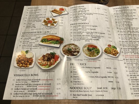 Menu photo 8 Pho Don Vancouver, BC