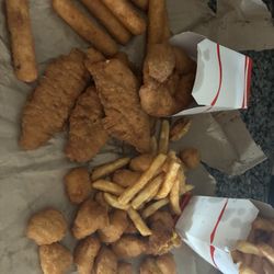Santoro's Pizza - Chicken Finger , fries, Sweet Corn Nuggets, Mozzarella Sticks