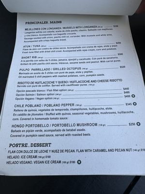 Menu photo 1 TU Mexican Cuisine Restaurant Tulum, ROO