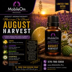 Bright citrus opens the experience, followed by soothing florals and a warm, woodsy finish--capturing the essence of late summer.