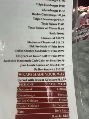 Menu photo 3 Jim’s Lunch Millville, NJ