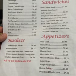 Quit N Time - Back of menu.
