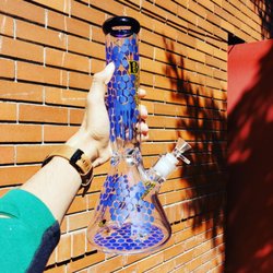 Harvest Convenience & Bong Store - Bees are back! 13"tall 7mm thick glass bong @ Harvest convenience & Bong Store