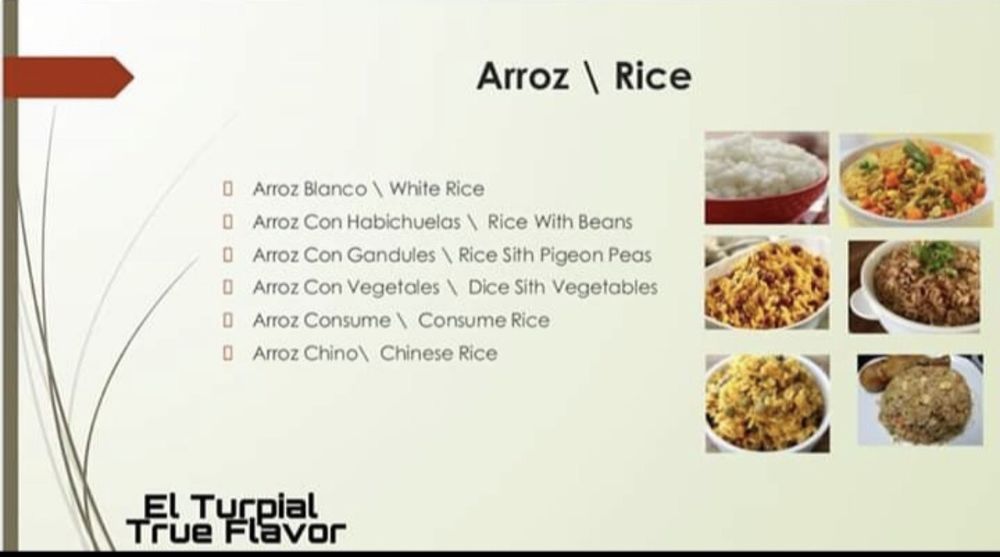 Food from El Turpial True Flavors