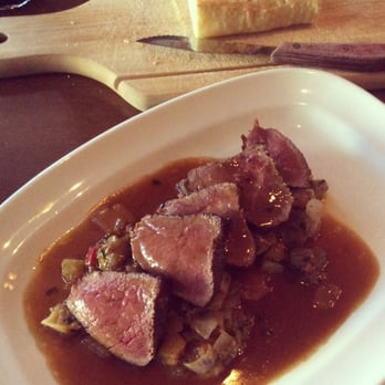 Anson 11 - Roasted lamb with winter ratatouille .. Delish! - New American Near Me - El Paso, Texas