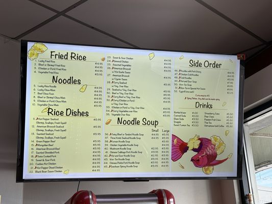 Menu photo 1 Lucky Chinese Restaurant Seattle, WA