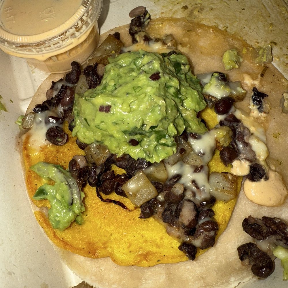 Nectarine Grove - Vegan Breakfast Tacos - so good! - New American Near Me - Encinitas, California