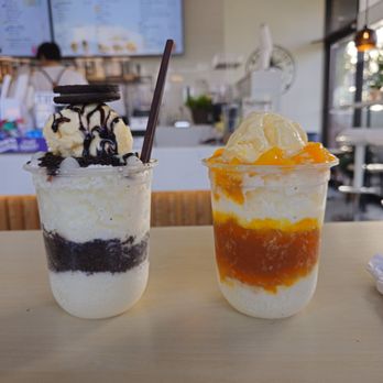 Mauritius Tea - Oreo and Mango shaved ice - Bubble Tea Near Me - University Place, Washington Mauritius Tea - Oreo and Mango shaved ice - Bubble Tea Near Me - University Place, Washington