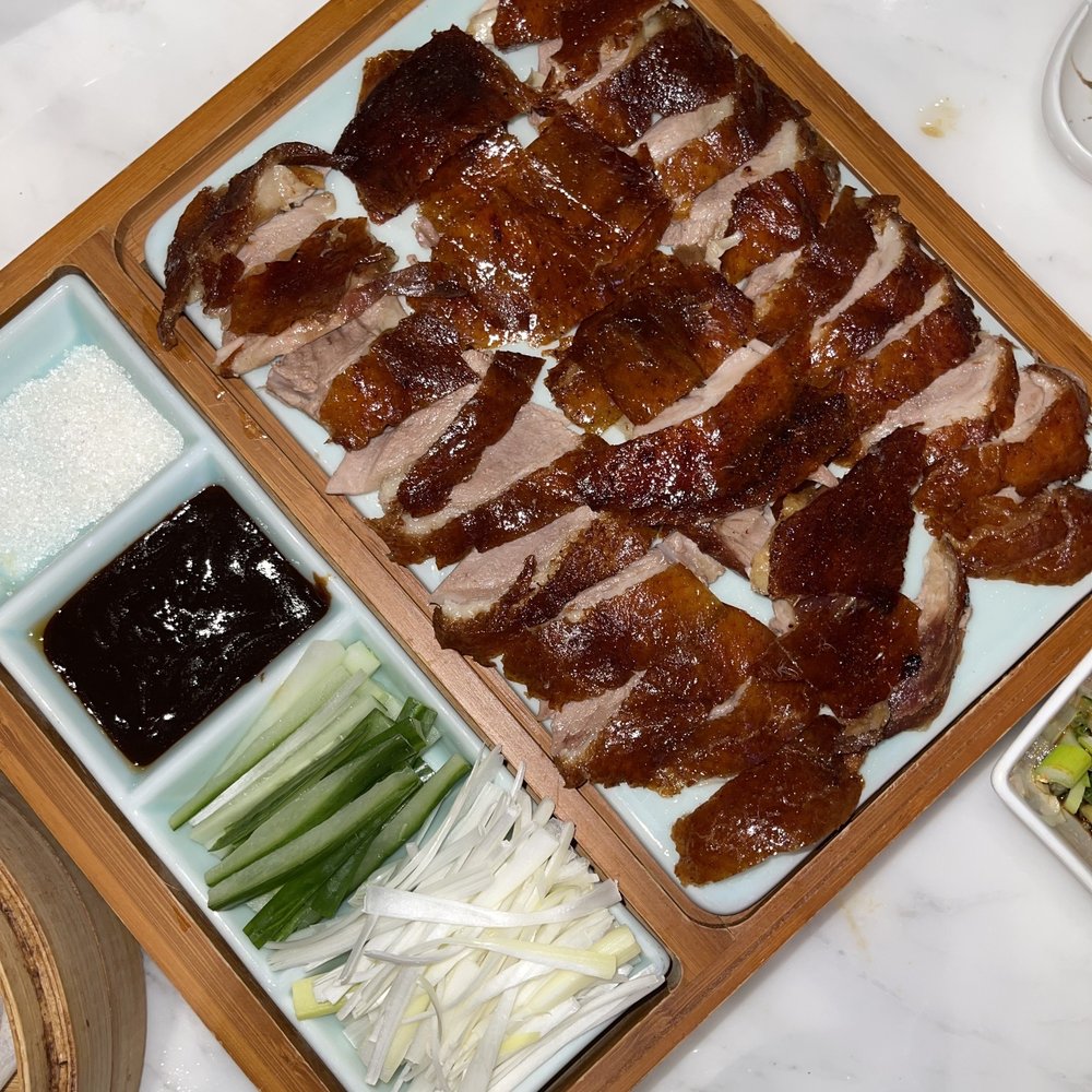 Pecking duck