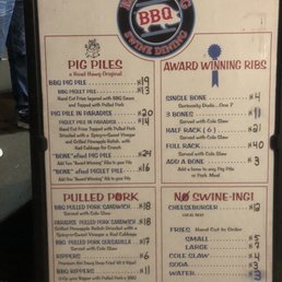 Menu at the Fryeburg Fair Menu at the Fryeburg Fair