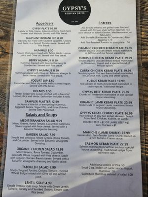 Menu photo 3 Gypsy's Persian Grill Long Beach, CA Menu photo 3 Gypsy's Persian Grill Long Beach, CA