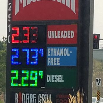 Maverik Adventure's First Stop - a gas station with a large sign - Convenience Stores Near Me - Aurora, Colorado