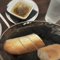Tino's Italian Bistro - Fresh bread with olive oil for our table.