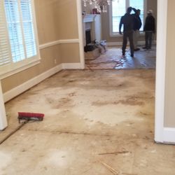 STOP Restoration Services of Fort Worth TX - Wood Floor removal after flood