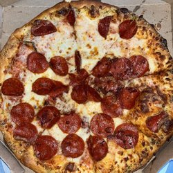 Domino's Pizza - It's supposed to be a 2 topping pizza with pepperoni and bacon