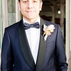 Klein Epstein & Parker - Navy Tux Black Shawl Lapel