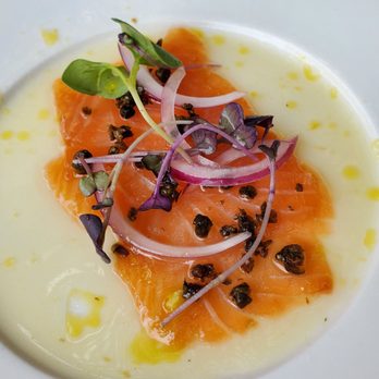 Aba - Salmon Crudo. - Mediterranean Near Me - Chicago, Illinois