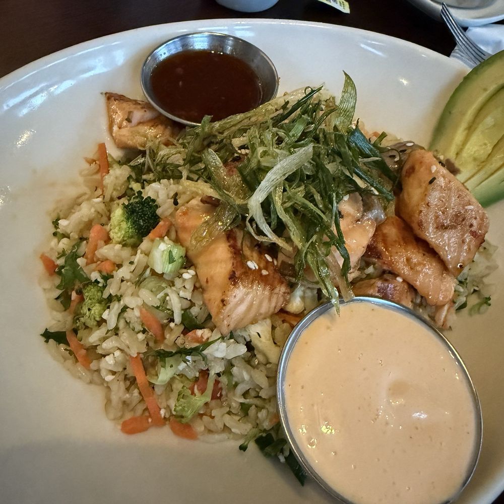 Truxton's American Bistro - Sambal Salmon Avocado Bowl - New American Near Me - Torrance, California Truxton's American Bistro - Sambal Salmon Avocado Bowl - New American Near Me - Torrance, California