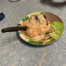 a plate of food on a table
