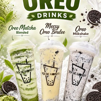 Tea Be Honest - Oreo Lovers Which one is your favorite? - Coffee & Tea Near Me - Moreno Valley, California Tea Be Honest - Oreo Lovers Which one is your favorite? - Coffee & Tea Near Me - Moreno Valley, California
