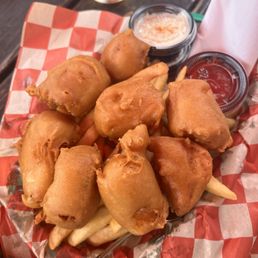 Beer battered cod