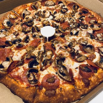 Supreme Pizza - Pepperoni and mushroom - Pizza Near Me - Sacramento, California
