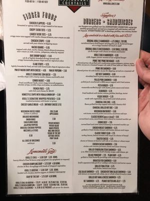 Menu photo 4 Krolls West Restaurant Green Bay, WI