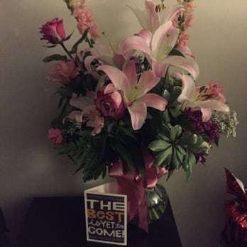Raindrops and Roses Florist - This is after my wife took some of the flowers to work and left the rest at home! - Florists Near Me - Bay Shore, New York