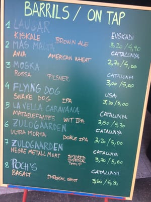Menu photo 5 Cerveseria Catalluna Barcelona, B Menu photo 5 Cerveseria Catalluna Barcelona, B