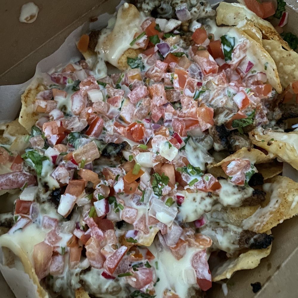 Carne asada nachos Carne asada nachos
