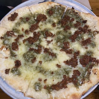 The Mitten Brewing - Vegan Pesto & crumbles pizza! - Breweries Near Me - Grand Rapids, Michigan The Mitten Brewing - Vegan Pesto & crumbles pizza! - Breweries Near Me - Grand Rapids, Michigan