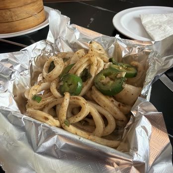 Dian Xin - Salt & Pepper Calamari (no fry) - Dim Sum Near Me - New Orleans, Louisiana Dian Xin - Salt & Pepper Calamari (no fry) - Dim Sum Near Me - New Orleans, Louisiana