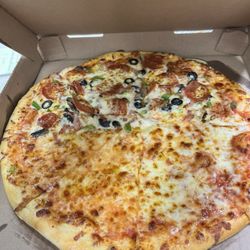 Murray's in A Hurry - Half cheese/half The Works (no banana peppers)