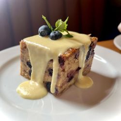 Luigi's Restaurant - Fresh Blueberry Bread Pudding