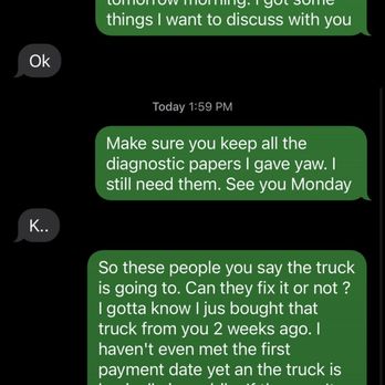 L.A. Auto Sales - This is the one who sold me the truck. Never responded to my texts. I got proof of everything. - Car Dealers Near Me - Omaha, Nebraska L.A. Auto Sales - This is the one who sold me the truck. Never responded to my texts. I got proof of everything. - Car Dealers Near Me - Omaha, Nebraska