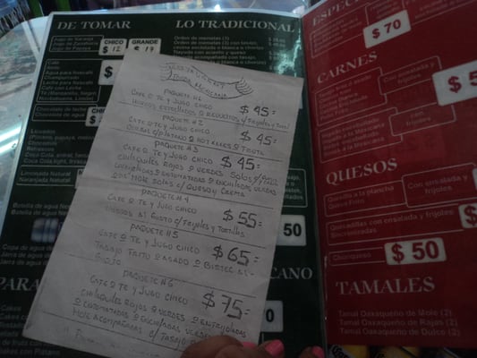 Menu photo 2 Fonda Mexicana Oaxaca, OAX Menu photo 2 Fonda Mexicana Oaxaca, OAX