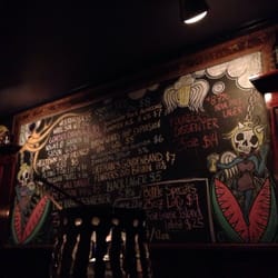 Black & Blue - Chalk board of beer