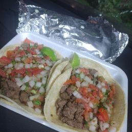 2 "special" carne asada tacos ala carte