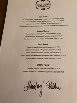 Menu photo 6 Polana Smaków Warsaw, MZ