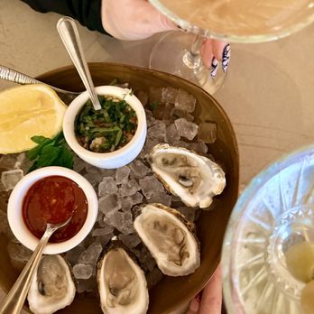 NAIA - Oysters and martinis for happy hour - Mediterranean Near Me - Chicago, Illinois
