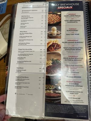 Menu photo 1 BJ's Restaurant & Brewhouse Gainesville, FL Menu photo 1 BJ's Restaurant & Brewhouse Gainesville, FL