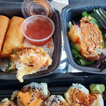 Go Fish Poke - Stuffed Pepper Shrimp, Spring Rolls and the Fried Cajun Roll, Yummmm - Poke Near Me - Irving, Texas Go Fish Poke - Stuffed Pepper Shrimp, Spring Rolls and the Fried Cajun Roll, Yummmm - Poke Near Me - Irving, Texas