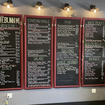 Cafe Bunn Mi - Menu board - Vietnamese Near Me - South San Francisco, California Cafe Bunn Mi - Menu board - Vietnamese Near Me - South San Francisco, California