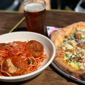 Pitfire Pizza - a bowl of spaghetti and a plate of meatballs - Pizza Near Me - Los Angeles, California Pitfire Pizza - a bowl of spaghetti and a plate of meatballs - Pizza Near Me - Los Angeles, California